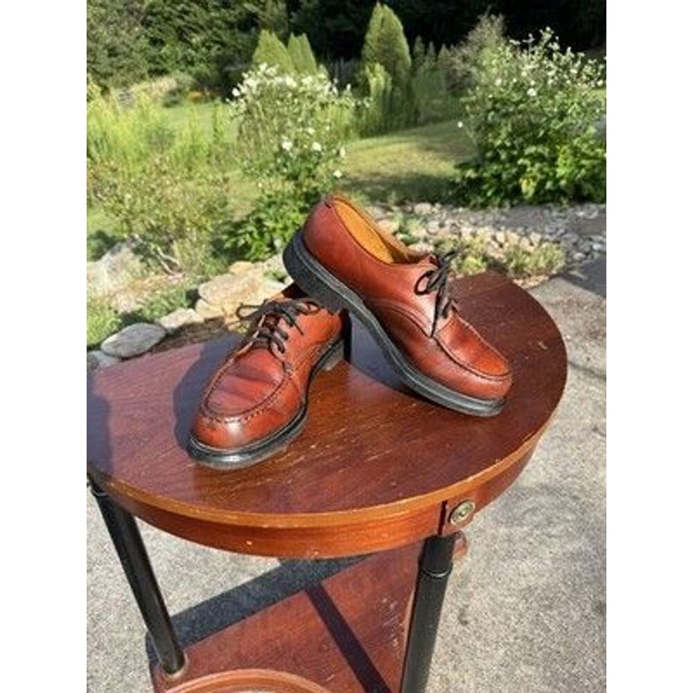 Vintage Red Wing 104 SuperSole Moc Toe Oxford Shoes Mens Size 11.5 D USA Brown